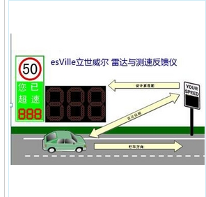安阳标准雷达测速屏(LED雷达测速反馈仪)
