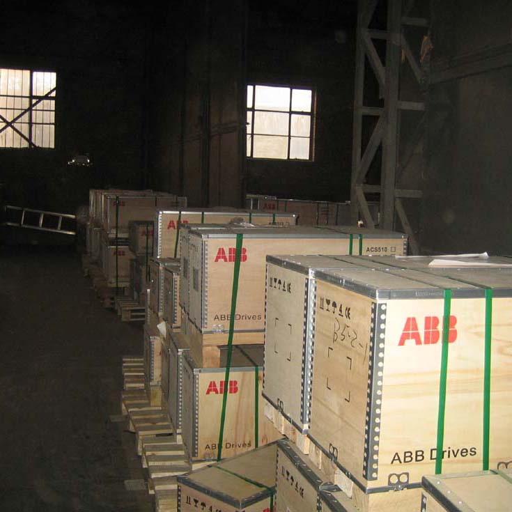 ABB公司环形铁路仓库